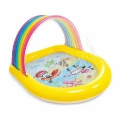 AIRE DE JEUX ARC EN CIEL GONFLABLE INTEX POUR ENFANT - Incolore - 57156NP