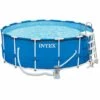 Piscine Tubulaire Metal Frame Ronde 4,57 X 1,22 M - Intex - Bleu