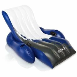INTEX Chaise Longue Gonflable "Deluxe" Bleu