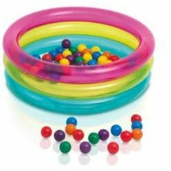 INTEX Piscine à Balles Enfant "Bubble" 86cm Multicolore