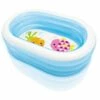INTEX Piscine Gonflable Pour Enfant "Ovale" 163cm Bleu