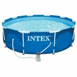 INTEX Piscine Tubulaire Metal Frame Intex Diam. 3.05 M X H. 0.76 M