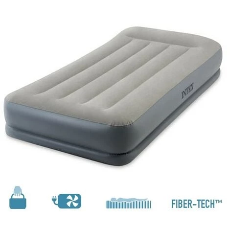 Intex 64116 Matelas Gonflable Une Place En Fiber Tech – Image 2