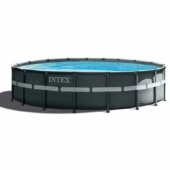 Piscine Ronde Intex Ultra Frame XTR Ø 549 Cm Hors Sol Couleur Gris 26330NP | Graphite