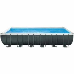 Piscine Rectangulaire Intex 732x366 Cm Hors Sol Couleur Gris 26364NP | Gris