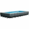 Piscine Rectangulaire Intex 975x488 Cm Hors Sol Couleur Gris 26374NP | Gris