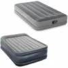 INTEX Matelas électrique Luxe 2 Pl Avec Matelas électrique Gonflable 1 Pl