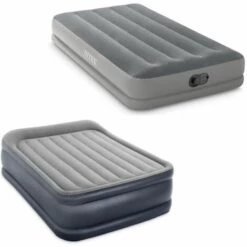 INTEX Matelas électrique Luxe 2 Pl Avec Matelas électrique Gonflable 1 Pl