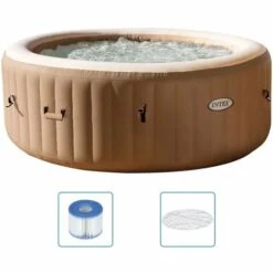 Cuve Thermale De Massage à Bulles Ronde PureSpa 196x71 Cm INTEX - N/A