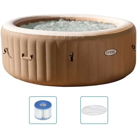 Cuve Thermale De Massage à Bulles Ronde PureSpa 196x71 Cm INTEX - N/A