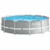 Piscine Ronde Hors Sol Intex Prism Frame Ø 366 Cm Couleur Gris 26716NP | Gris