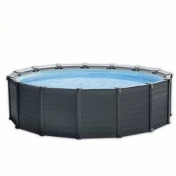 Piscine Graphite - Ronde - Ø 4,78 M X 1,24 M De Intex
