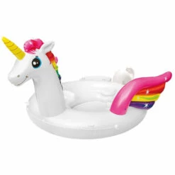 Ile Géante Licorne 503x335x173 Cm Bouée Gonflable Géante Unicorn Party Island Intex 57266 NP