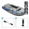 BATEAU GONFLABLE INTEX EXCURSION 4 + 2 AVIRONS + GONFLEUR - Incolore - 68324NP