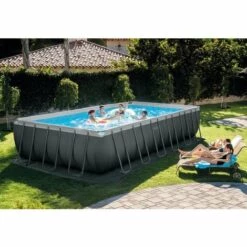 Intex Zwembad Ultra Frame Rectangular Pool Set (732X366X132)