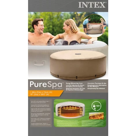 Intex PureSpa Energiebesparende Cover (28523) – Image 4