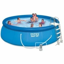 Piscine Autoportée Easy Set Intex 4,57 X 1,22 M - Bleu