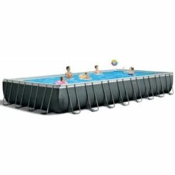 Piscine Hors-sol Intex 26378 Ex 26376 Rectangulaire Ultra Xtr Frame Volley-ball 975x488x132