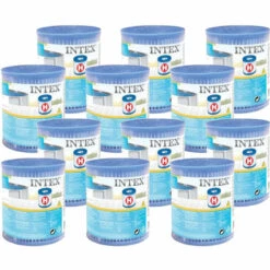 12 Cartouches De Filtration H - Intex - Blanc