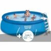 Kit Piscine Autoportée Intex Easy Set 4,57 X 1,22 M + Kit D'entretien - Bleu