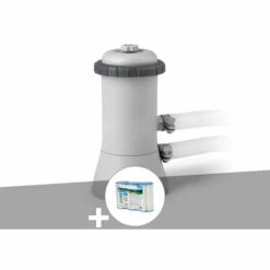 Epurateur à Cartouche Intex C1000 2,7 M³/h + 6 Cartouches A - Gris