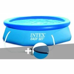 Kit Piscine Autoportée Intex Easy Set 3,66 X 0,76 M + Bâche De Protection